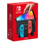 Nintendo Switch OLED Console with Neon Red/Blue Joy-Con